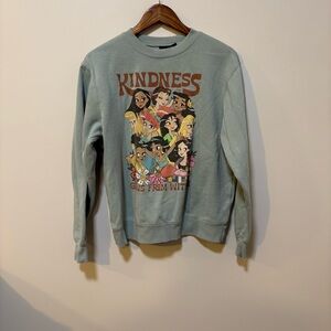 Disney Princess Kindness Grows From Within Graphic Sweatshirt Women’s Large